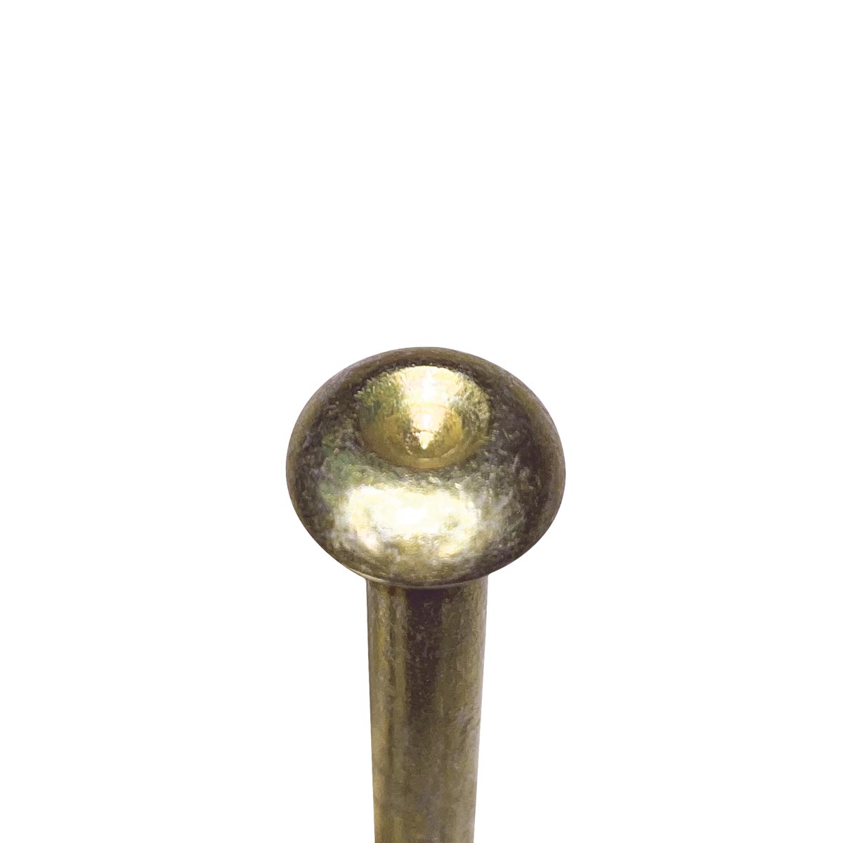 Stahlmessnägel mit halbrundem Kopf und Zentrierung, Länge 100 mm