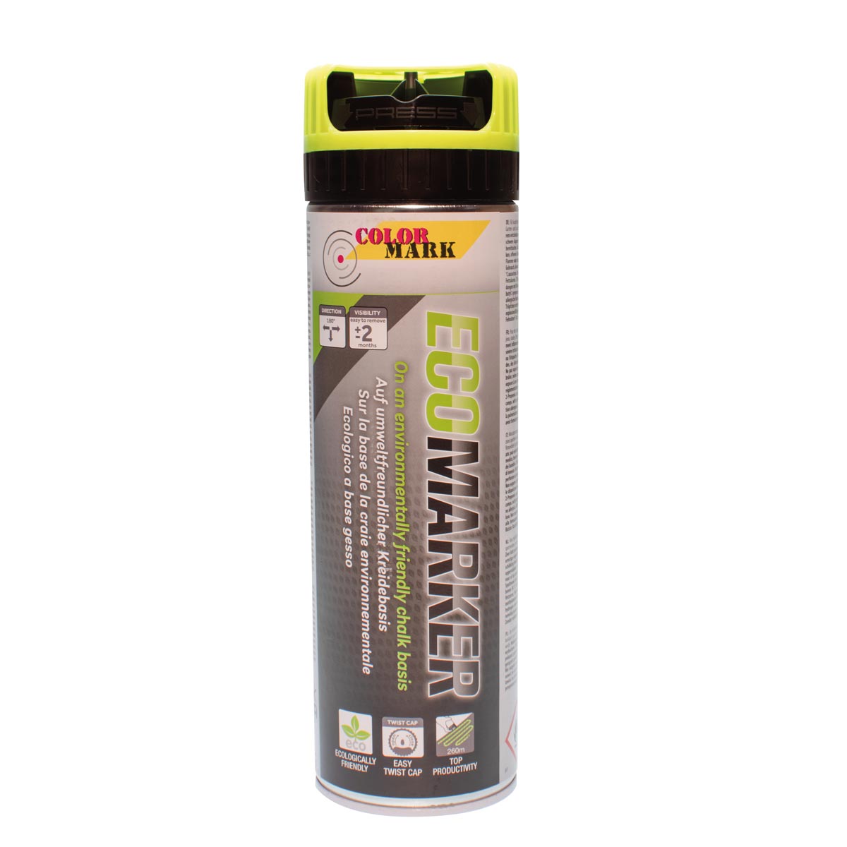 Markierfarbe "Ecomarker", gelb Inhalt 500 ml - Kreidespray