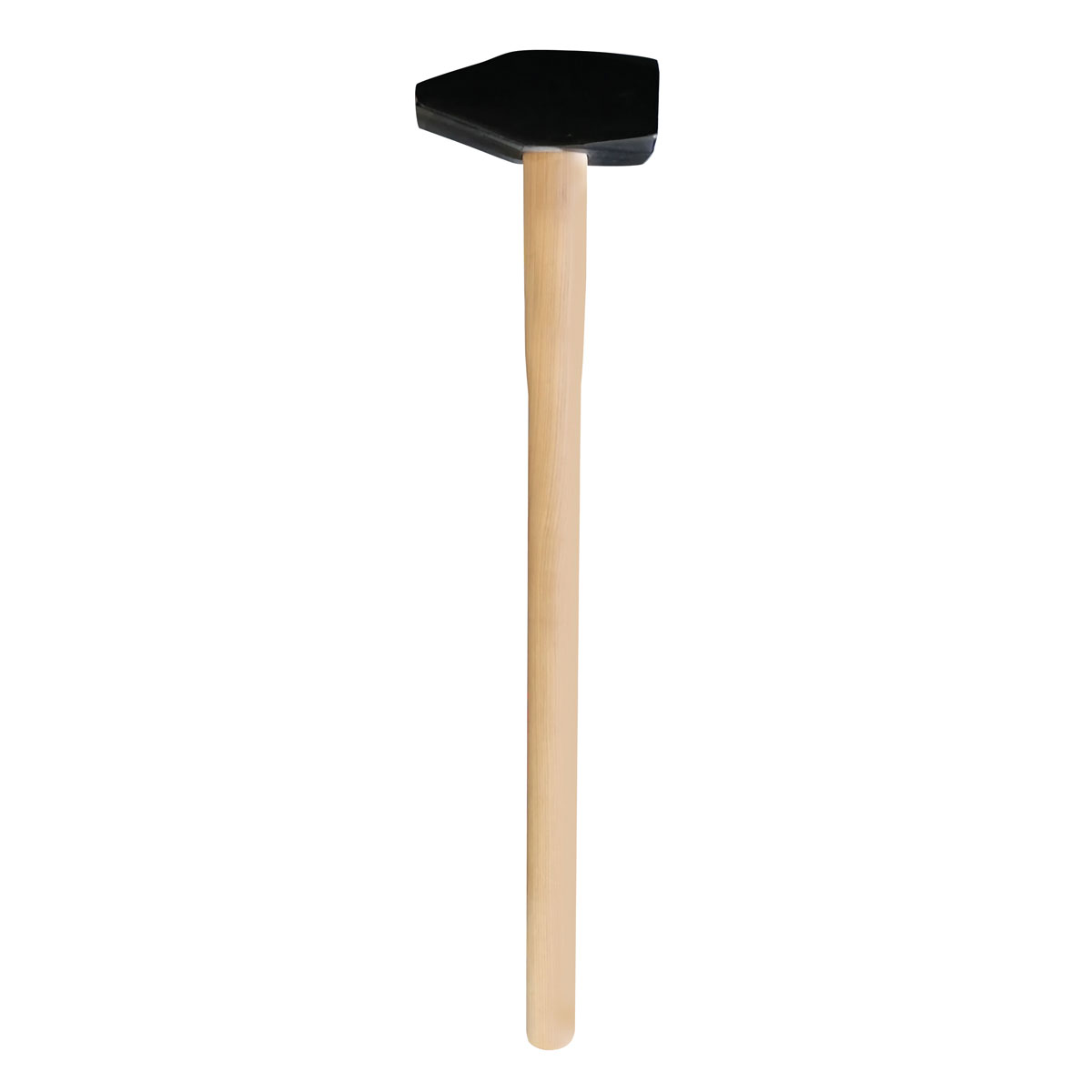Vorschlaghammer 5 kg mit schwarzem Stahlkopf und Eschenstiel 80 cm.