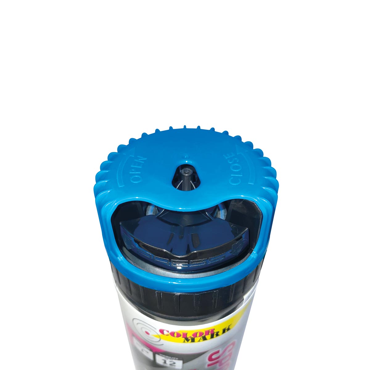 Markierfarbe - Colormark - Spotmarker FLUO leuchtblau, mit Sicherheitskappe, 500 ml