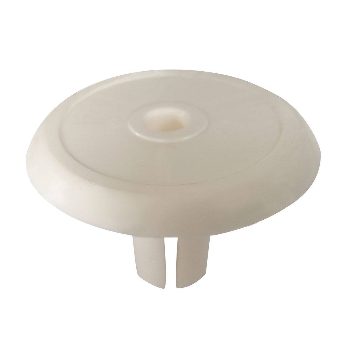 Abschlussplatten aus Polyamid 3/4", Ø 90 mm ohne Aufschrift - weiß