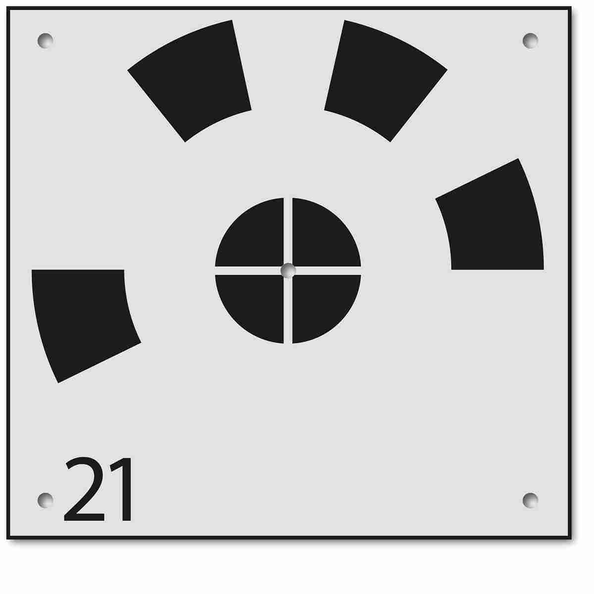 Drohnenbodenmarke RSL570-30 mit Nummerierung von Rothbucher Systeme