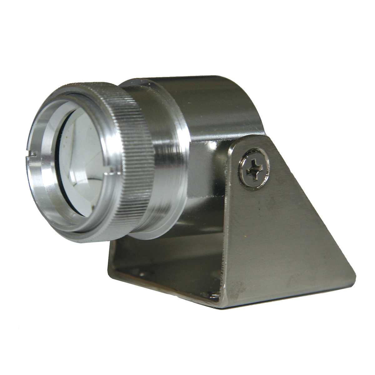 Bestandteil des proNIVO Abstecksets: Robuste Schutzhaube mit Reflexzieltafel und Metallrahmen.