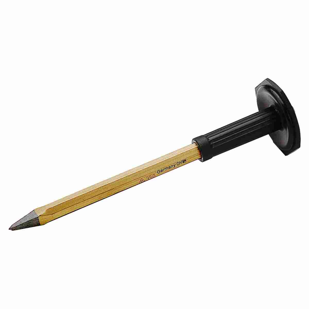 Vorschlagdorn - Steinspitzmeißel - SET Ø 18 mm, Länge 350 mm mit Handschutz