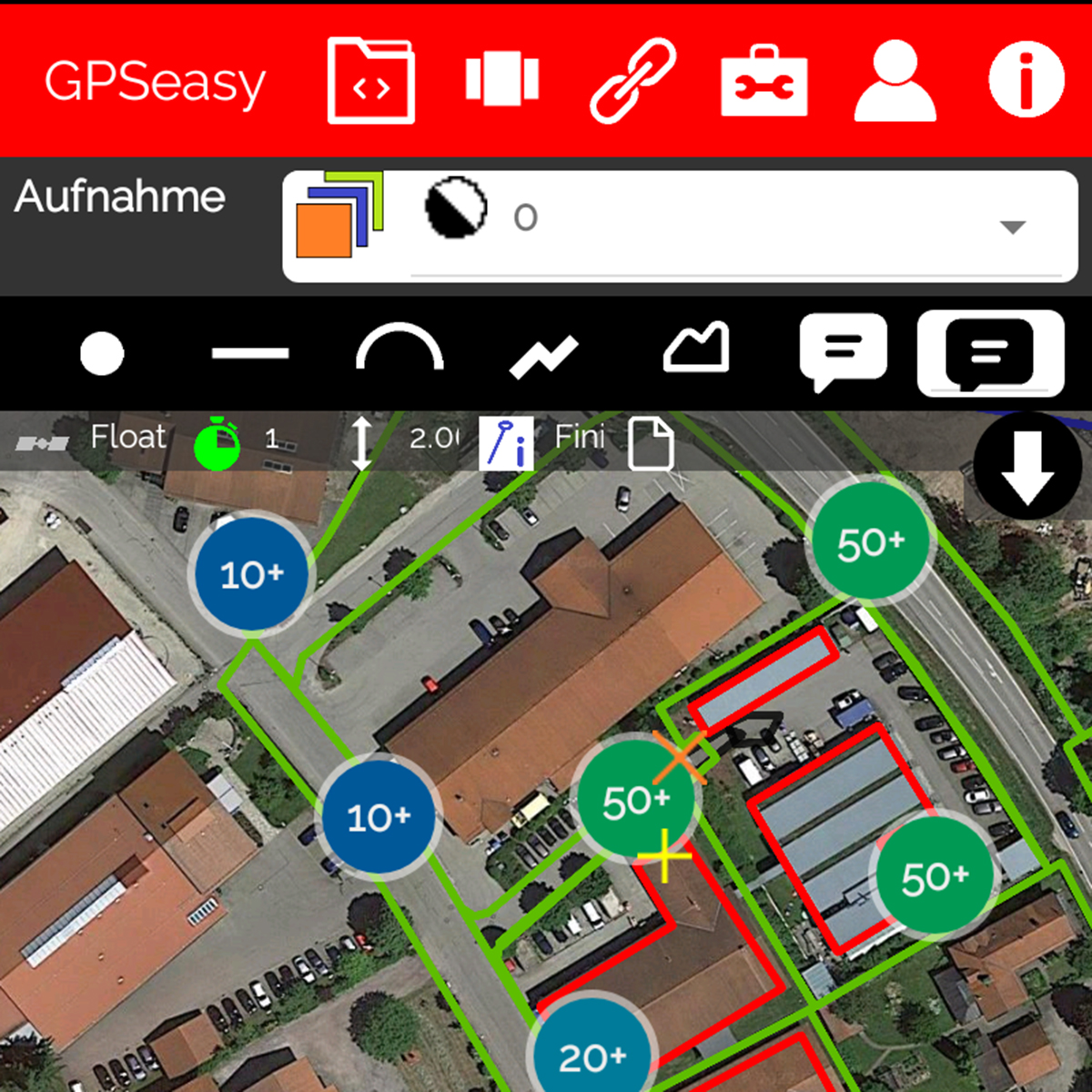 Vermessungssoftware GPSeasy für Android