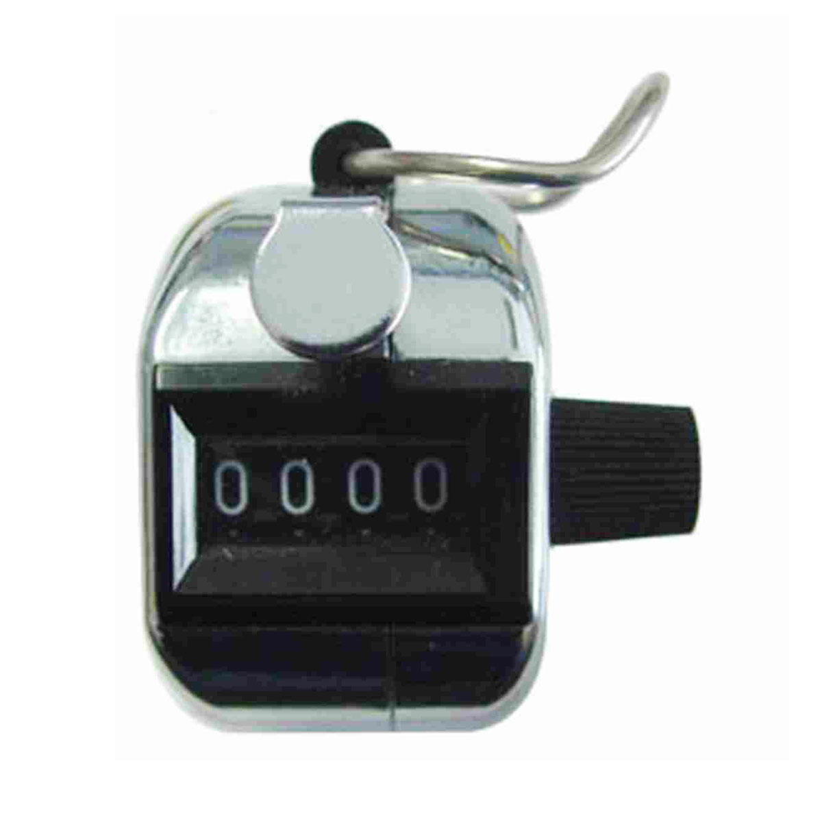 Handstückzähler, 4-stellig, 9 999 Metallgehäuse mit Ring