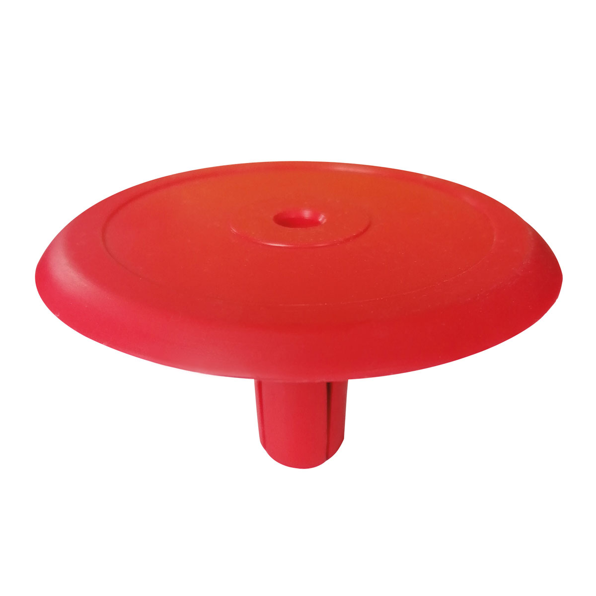 Abschlussplatten aus Polyamid 3/4", Ø 90 mm ohne Aufschrift - rot
