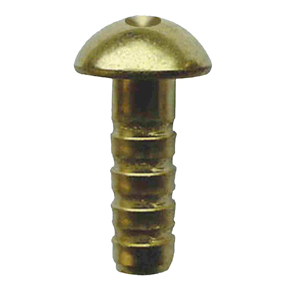 Bolzen aus Messing, ZENTRIERUNG Kopf-Ø 20 mm, Bohr-Ø 10 mm, Länge 35 mm
