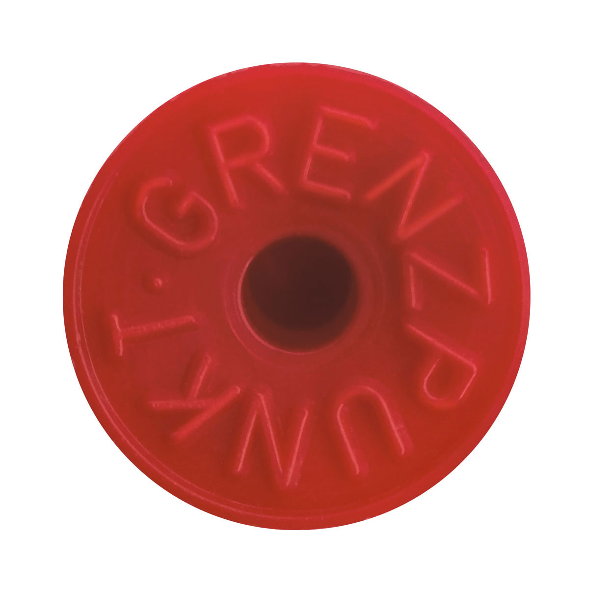 Grenzbolzen aus Kunststoff, Aufschrift "Grenzpunkt", Farbe: rot, 85 mm lang
