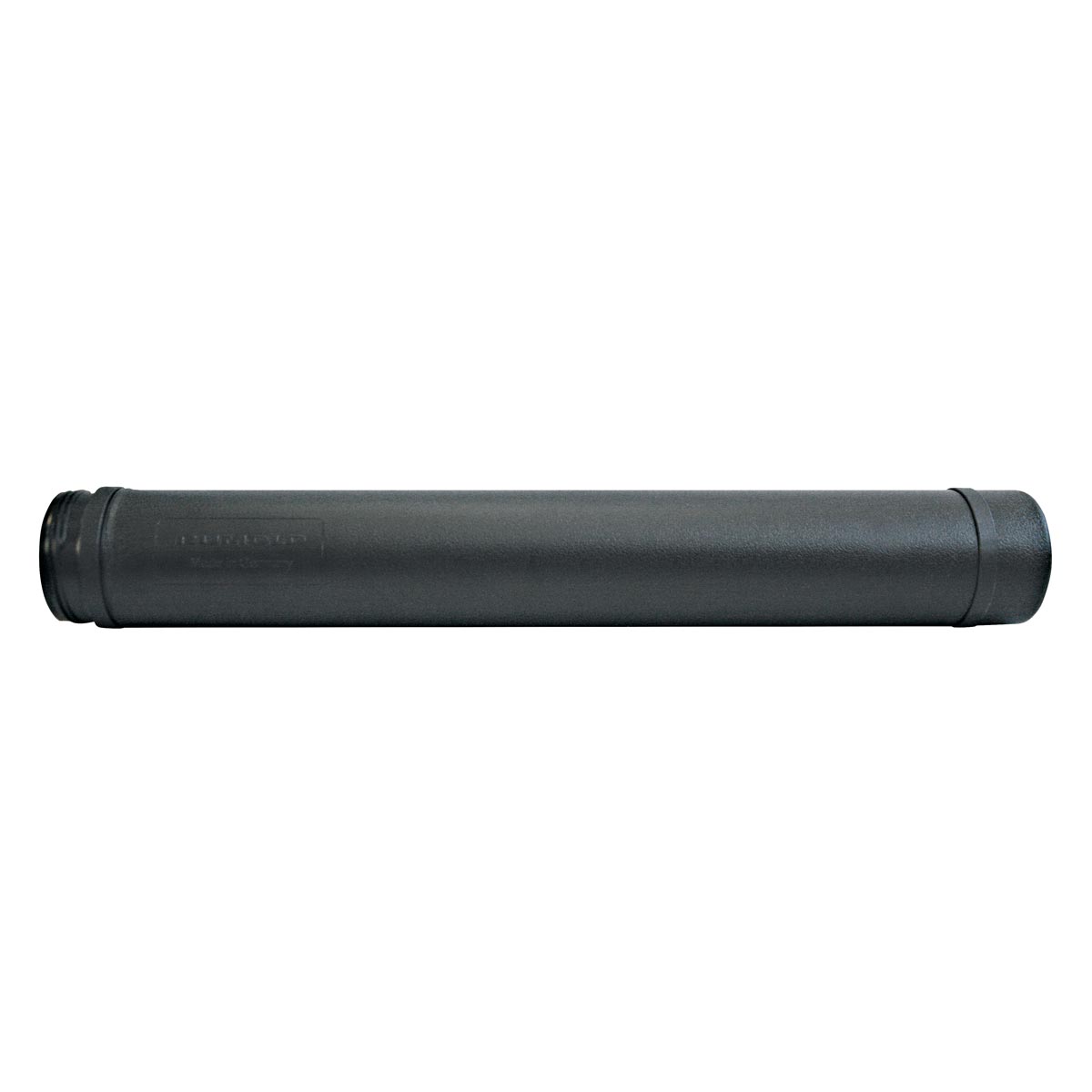 Schwarzer Trageköcher von Rumold für Markierungsrohre und Flaggen, teleskopierbar 620 bis 1000 mm.