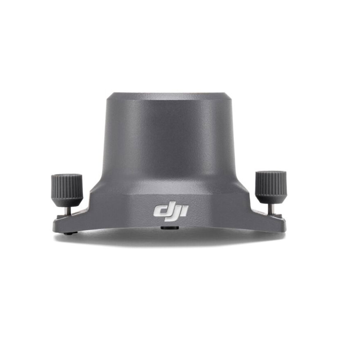 Graues DJI RTK-Modul für die Mavic 3 Enterprise mit zwei Rändelschrauben.