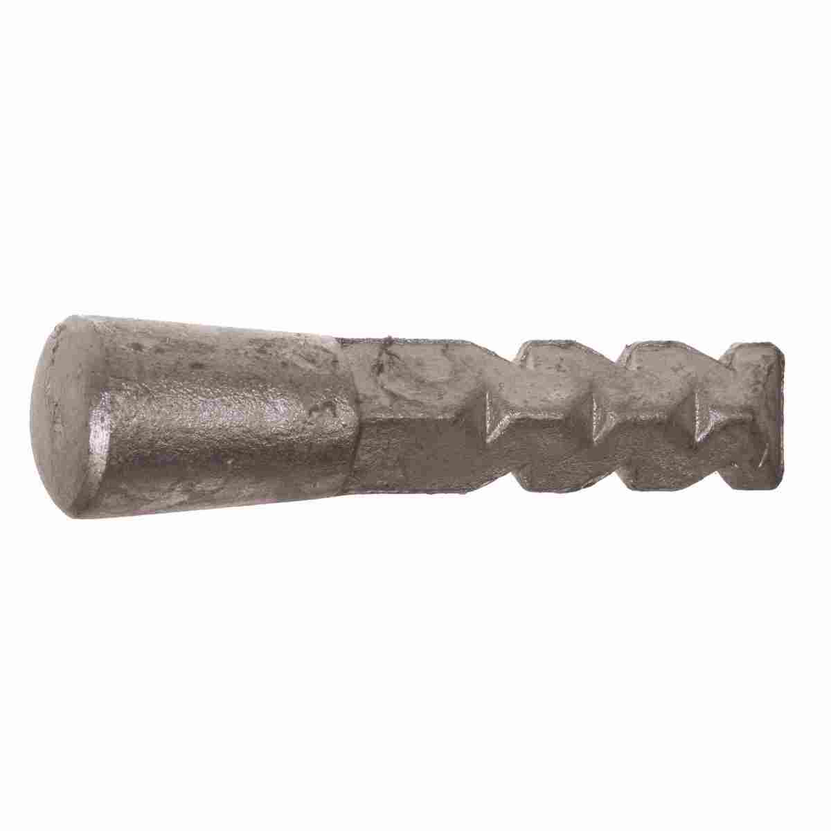 Mauerbolzen aus Stahl feuerverzinkt Länge 125 mm Kopf-Ø 30 mm Bohr-Ø 24 mm