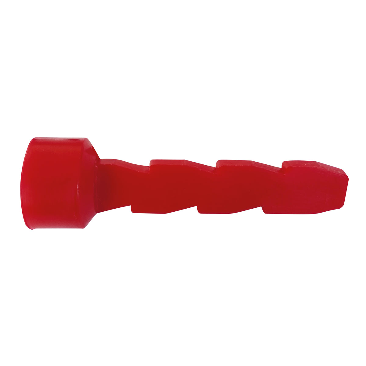 Grenzbolzen aus Kunststoff, Aufschrift "Grenzpunkt", Farbe: rot, 85 mm lang