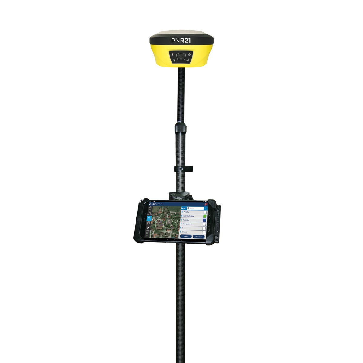Paket: GNSS-Empfänger PNR21 von proNIVO mit Tablet & Software Carlson Layout