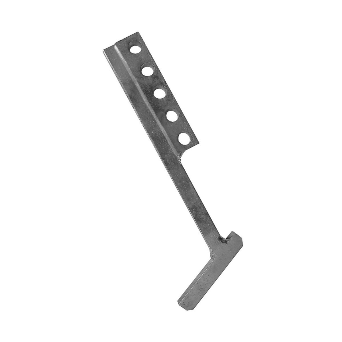 Der robuste, silberne Nestle Standardhaken 21008000 für Kanalhebegeräte zum Anheben von Kanaldeckeln.