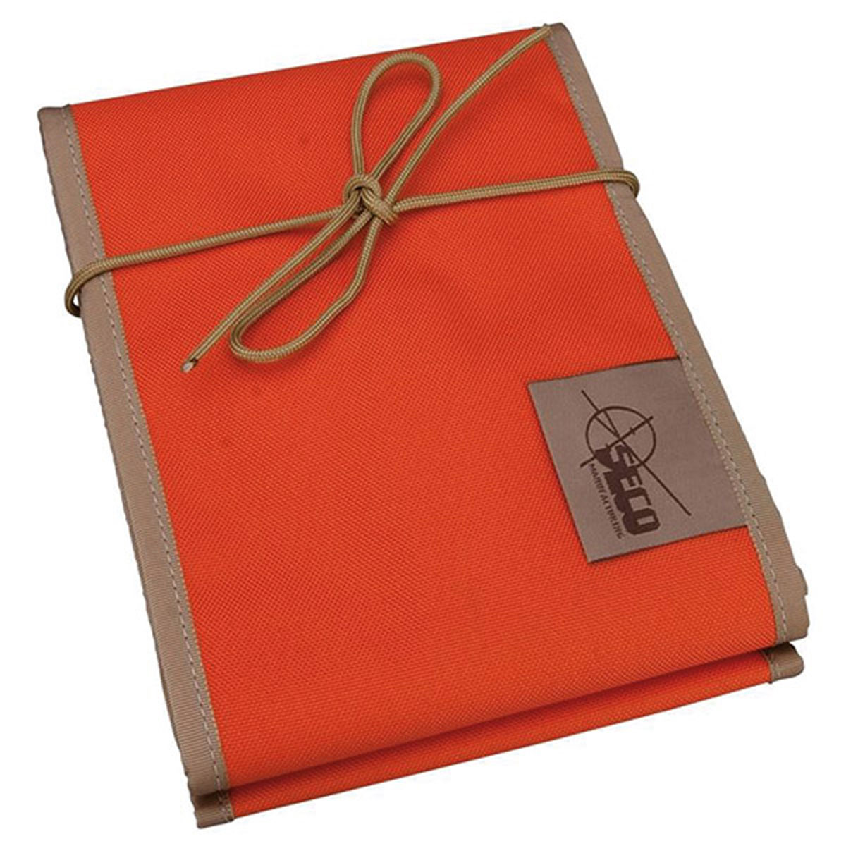 Tasche für Prismenstäbe bis 1,60 m orange, Boden lederverstärkt