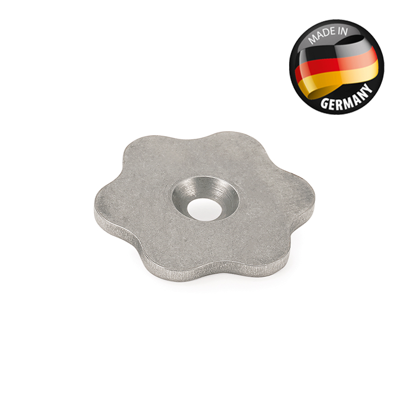 Fixpunkt Blume RSFP-X90 von Rothbucher Systeme: Magnetische Vermessungsplakette mit Fadenkreuz-Zentrum.