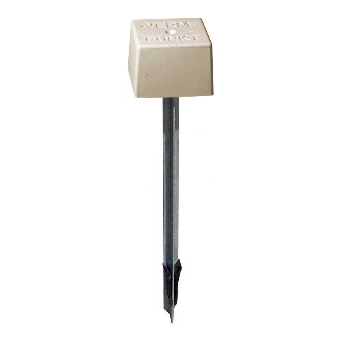 T-Marken, weiß, Verm. Punkt Kopfgr. 100x100x90 mm, Länge 600 mm