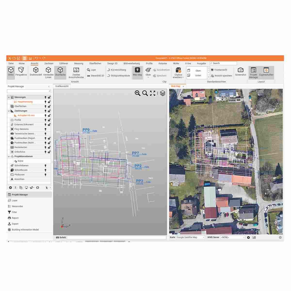 X-PAD Fusion X-CAD (Einzelplatzlizenz) von GeoMax