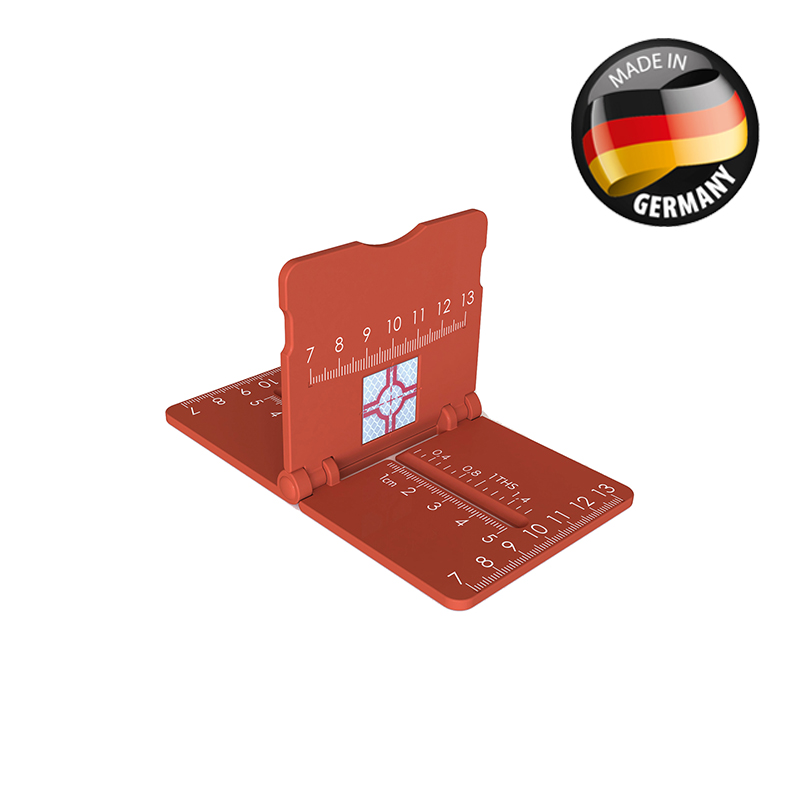 Absteckhilfe RS96, klappbar, mit Reflexzielmarke, von Rothbucher Systeme