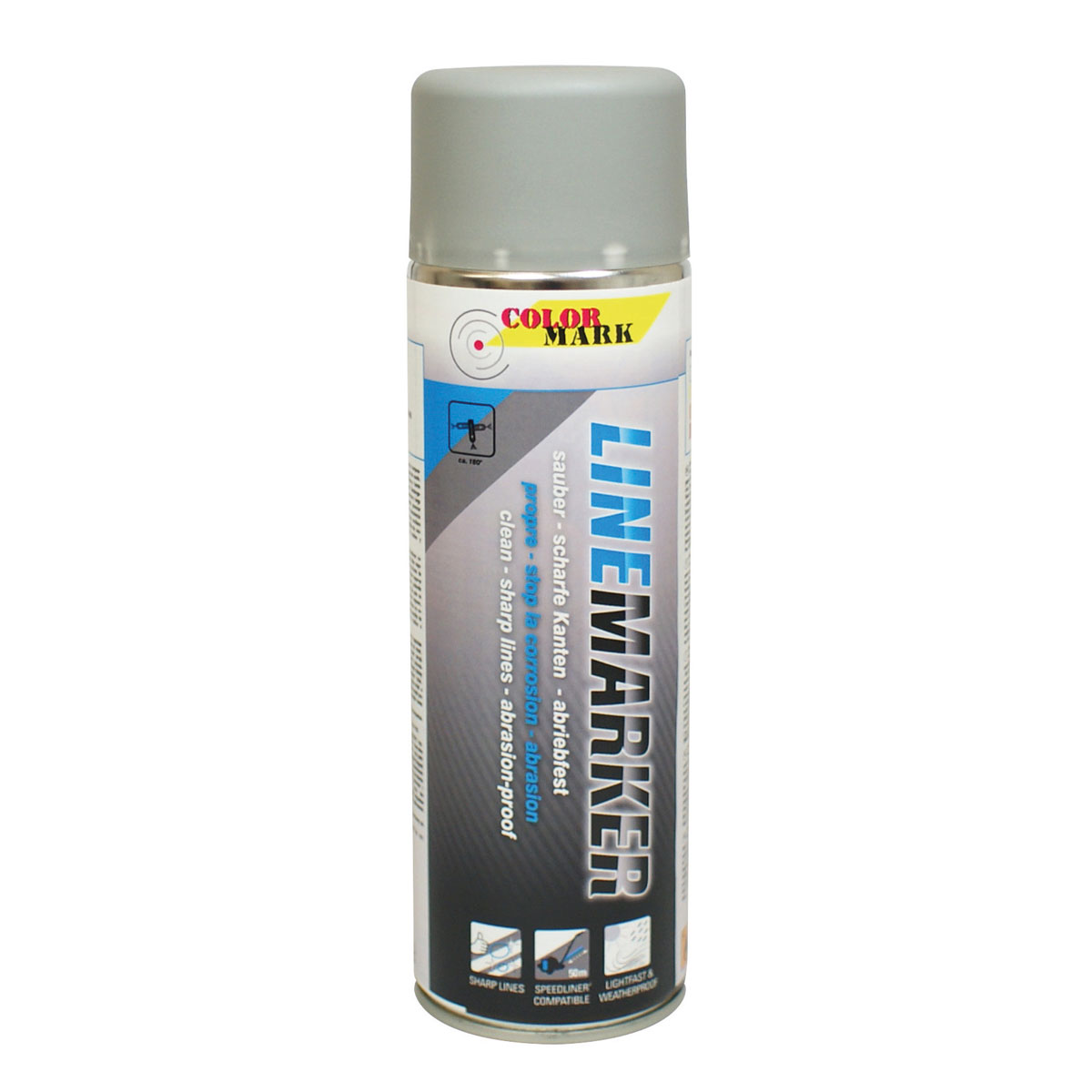 Linemarker 500 ml, grau für dauerhafte Markierungen