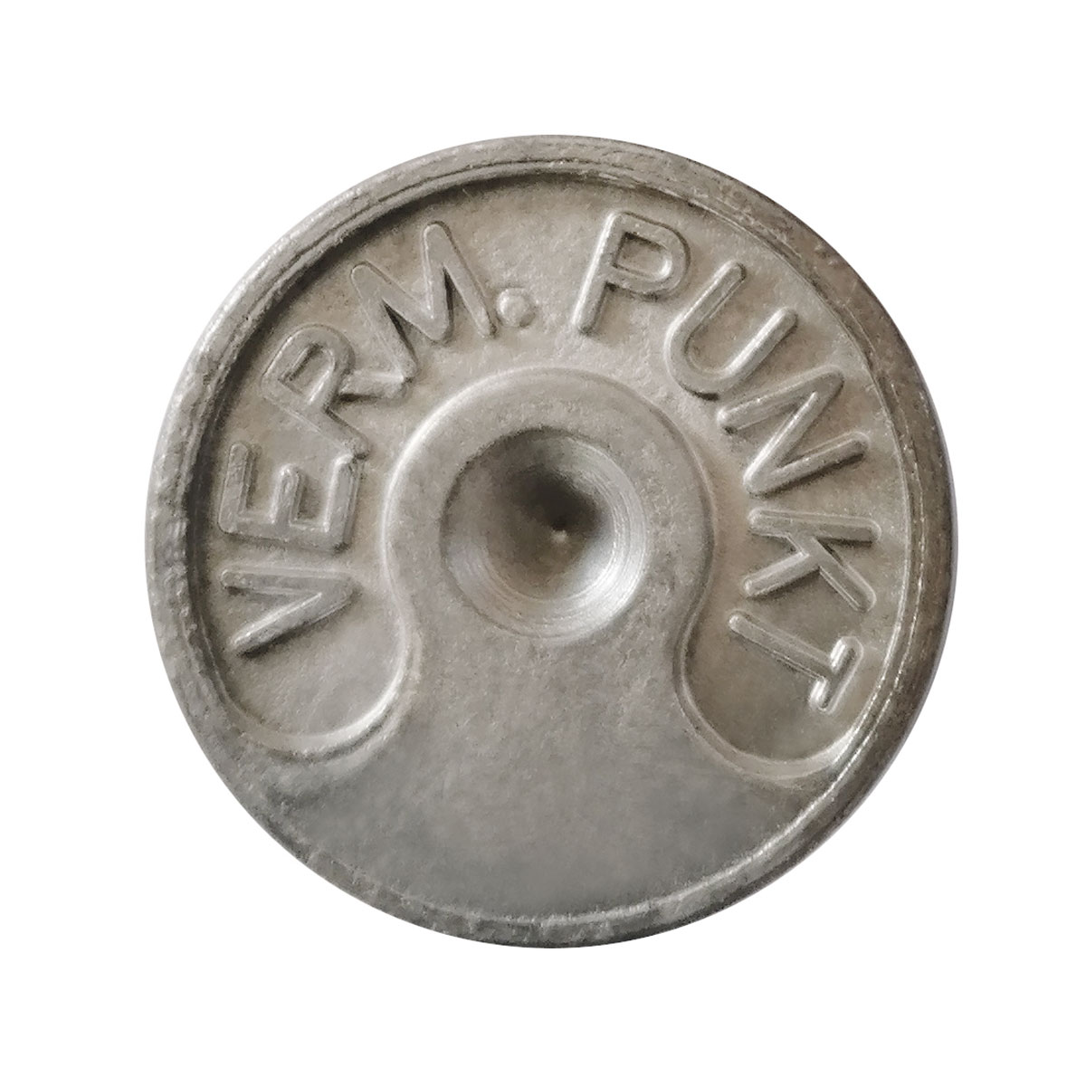 Mauerbolzen, Länge 110 mm, Aufschrift: "Verm. Punkt"