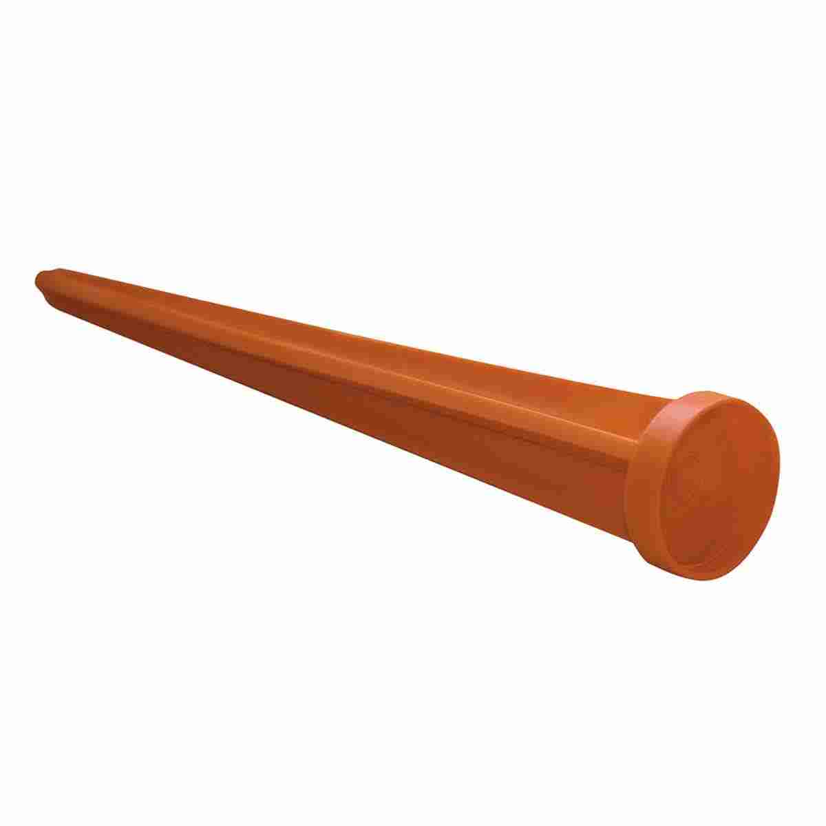Plastikkegel, Länge: 200 mm - mit Rand, orange, ohne Aufschrift