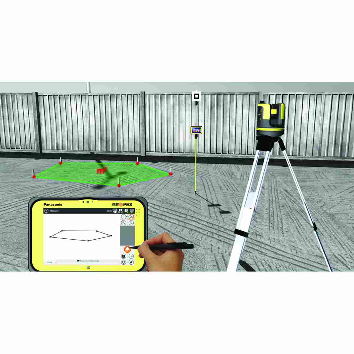GeoMax Zoom 3D Basic Aufmaßsystem Android