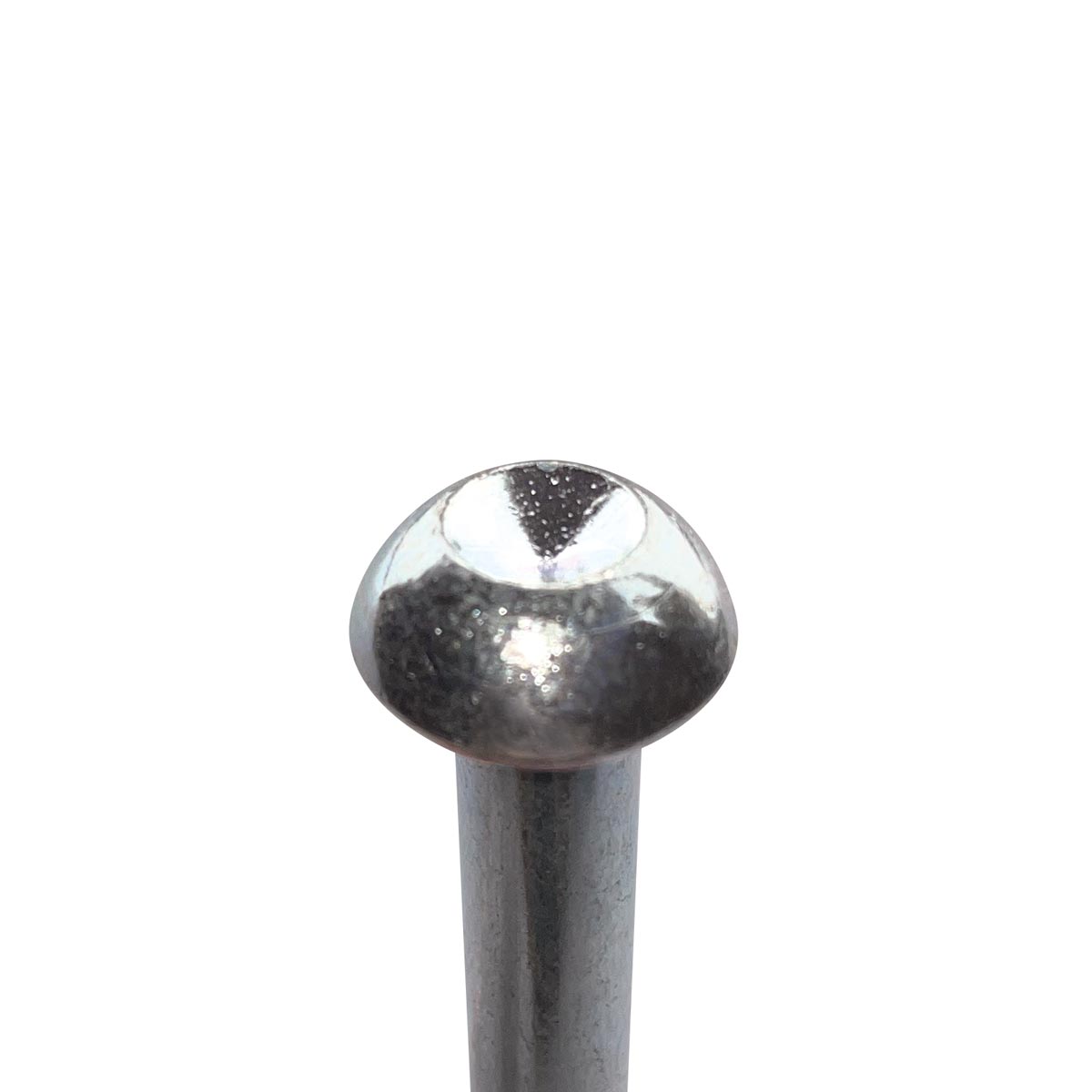 Stahlmessnägel mit halbrundem Kopf  und Zentrierung, Länge 75 mm