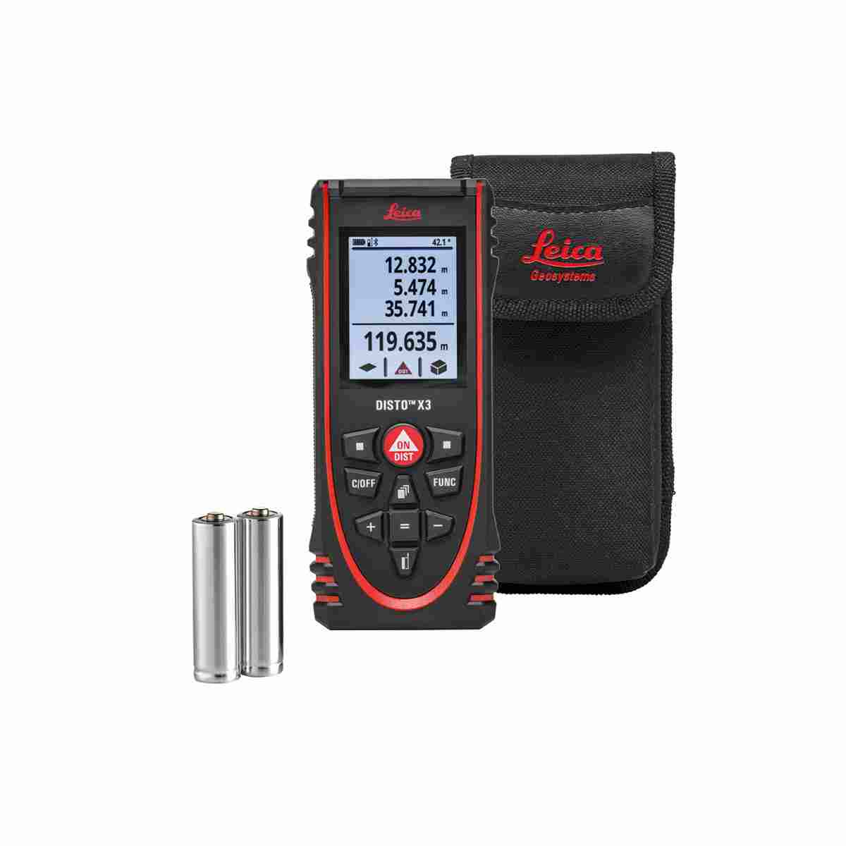 Laser-Entfernungsmesser Leica Disto X3 Reichweite 150 m, Neigungssensor 360°