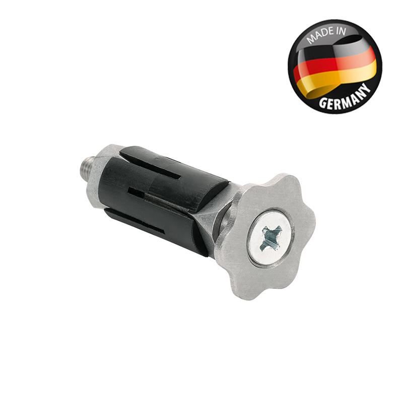 Rothbucher Fixpunkt für Spannstellen Ø 27–29 mm zur präzisen Verankerung bei Vermessungsarbeiten im Baubereich.