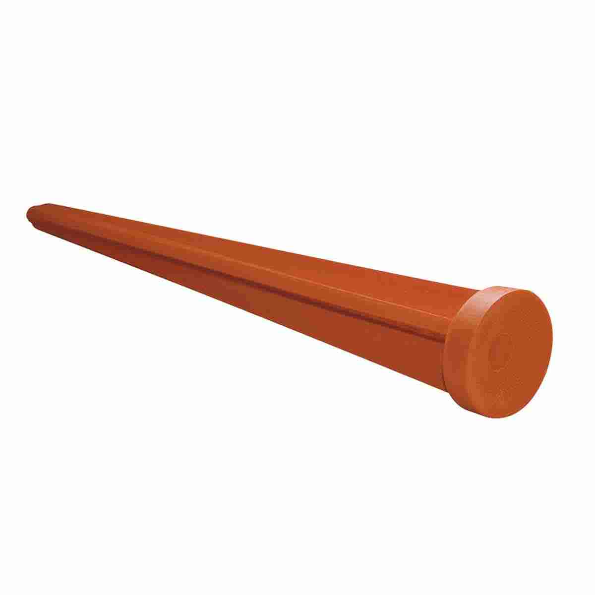 Plastikkegel, Länge: 200 mm, ohne Rand, orange, Aufschrift: Verm. Punkt