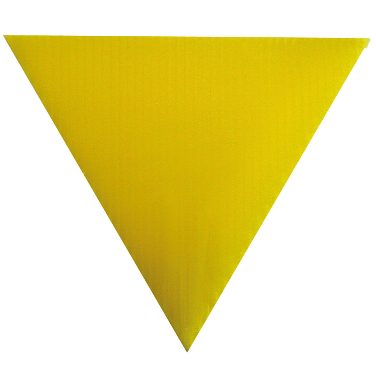 Signaldreieck, gelb 150x150x150 mm Stärke 3 mm