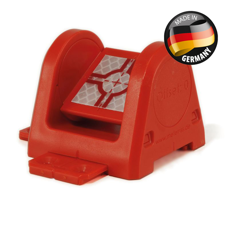 Reflexzielmarke mit Kippfunktion RS183, rot, von Rothbucher Systeme Reflexzielmarke mit Kippfunktion RS183, rot, von Rothbucher Systeme