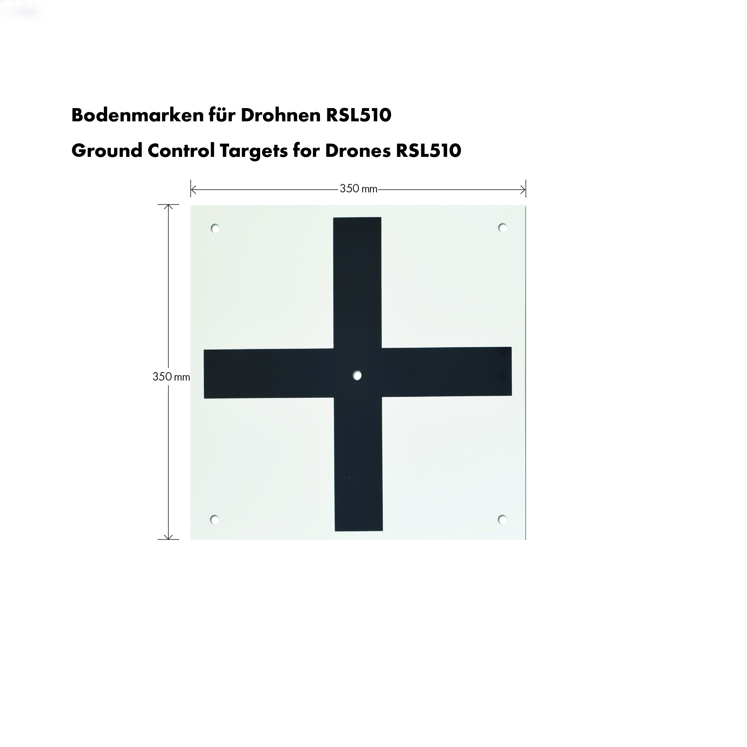 Drohnen-Bodenmarke RSL510 von Rothbucher Systeme 
