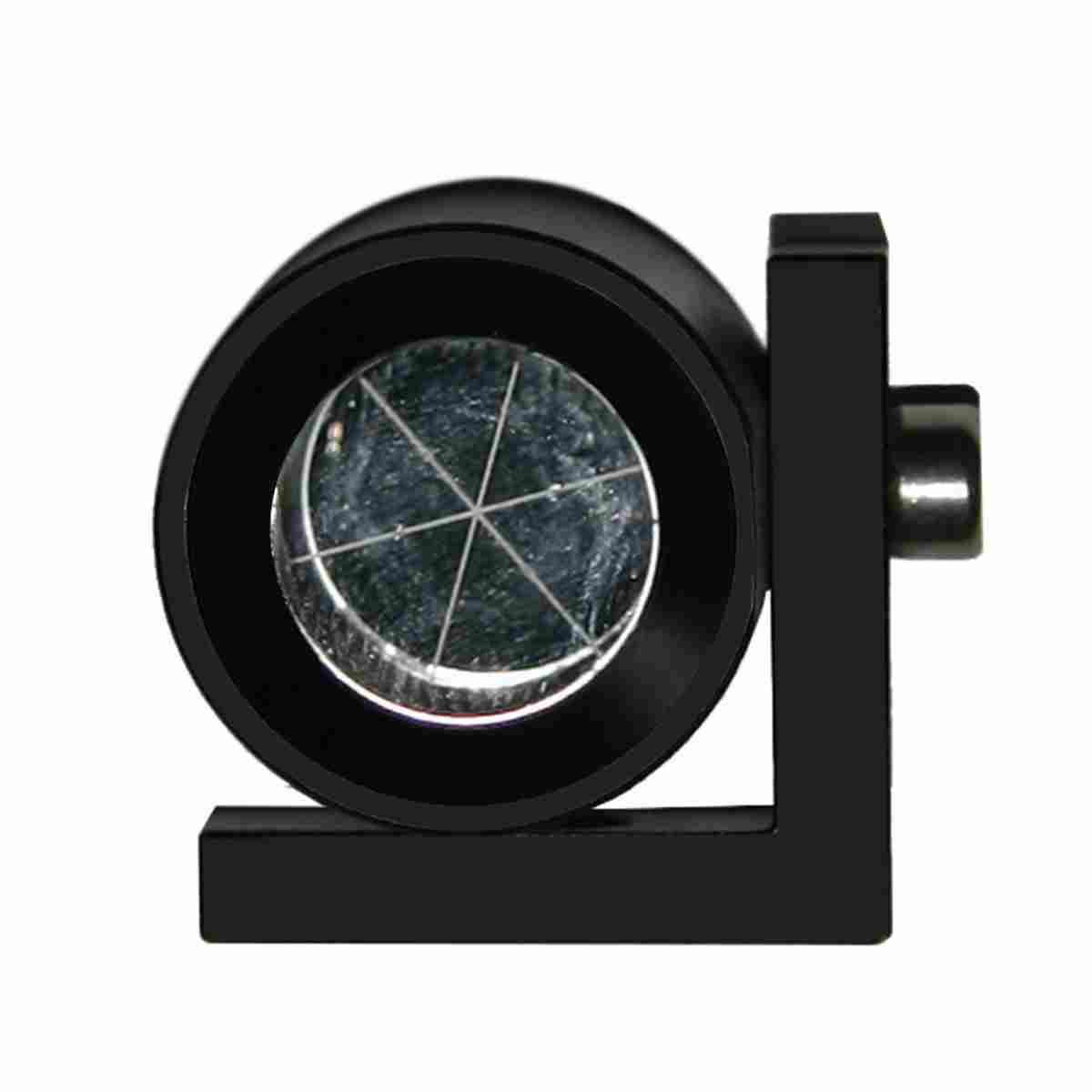 Silberbeschichtetes proNIVO Miniprisma mit L-förmiger Halterung, ideal für präzises und zuverlässiges Monitoring.