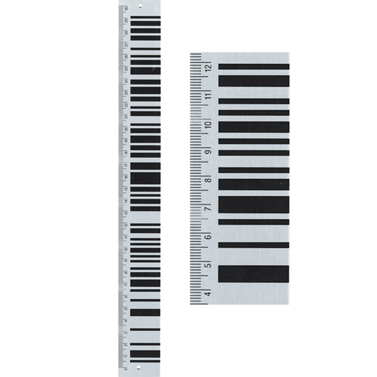 Präzisions-Strichcode-Massstab Leica DNA Aluminium, eloxiert, 30 cm lang