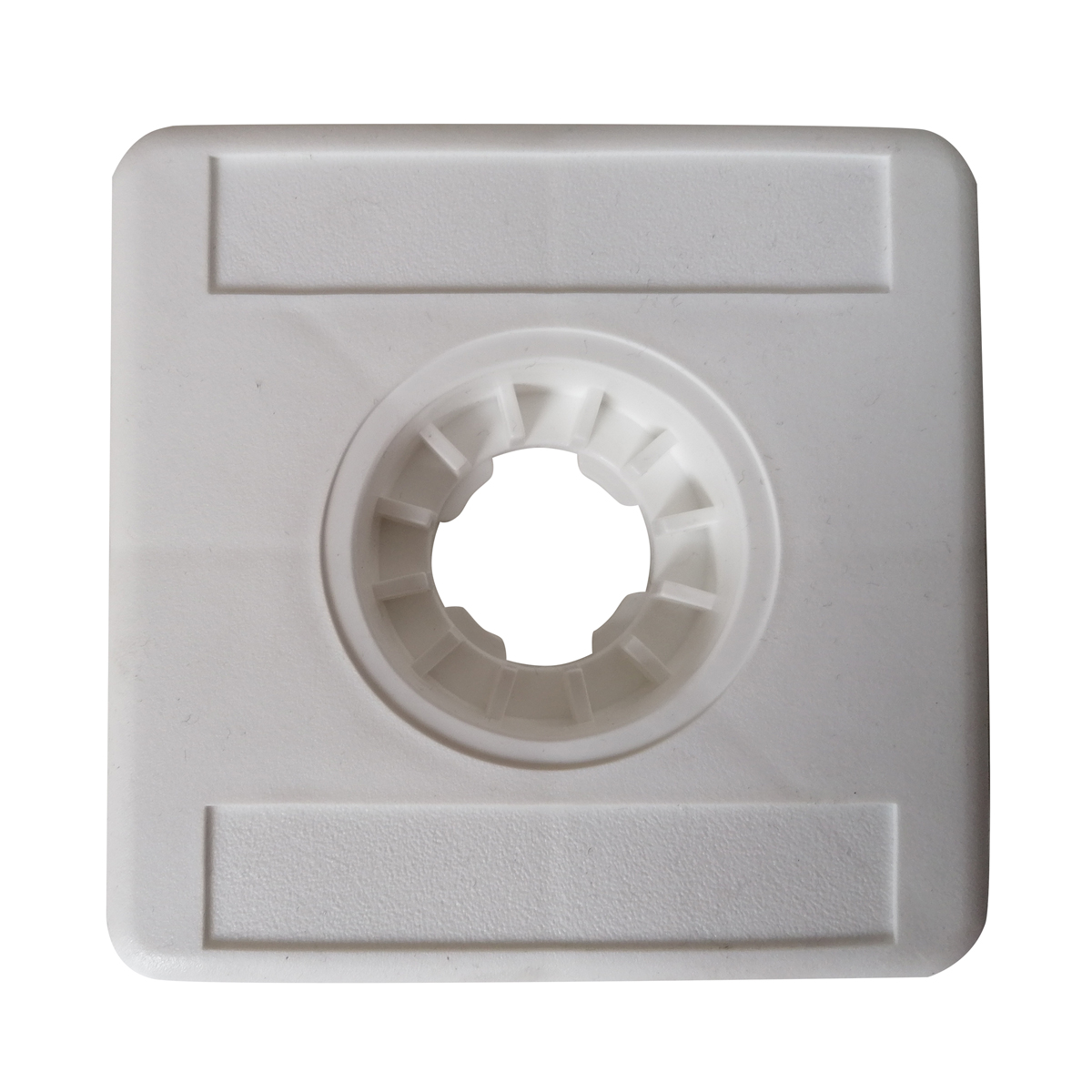 Kunststoffmarken Vario Light, weiß Kopfgröße 100x100x20 mm ohne Aufschrift