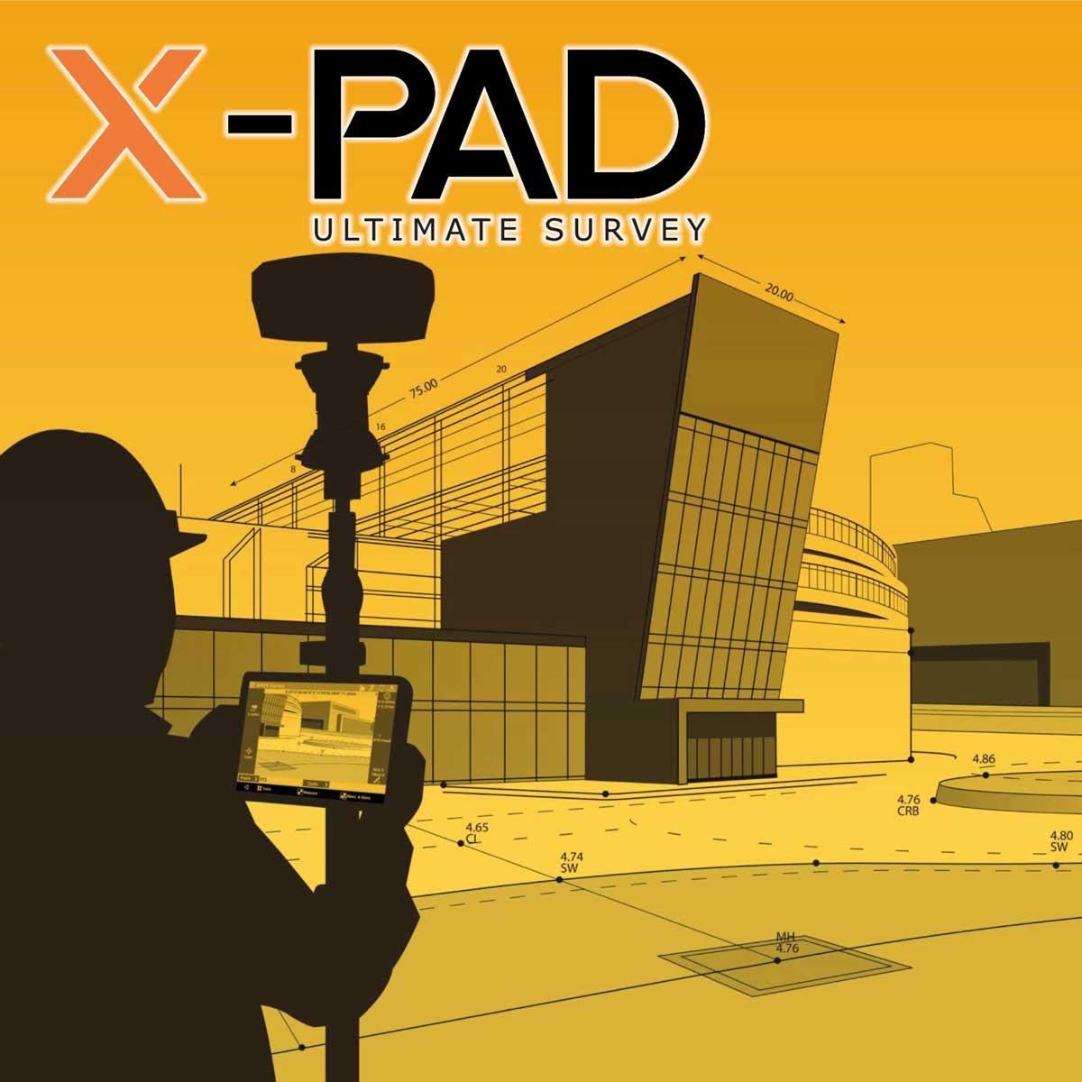 X-PAD Ultimate Survey X-Pole (option) Softwaremodul - benötigt Grundmodul