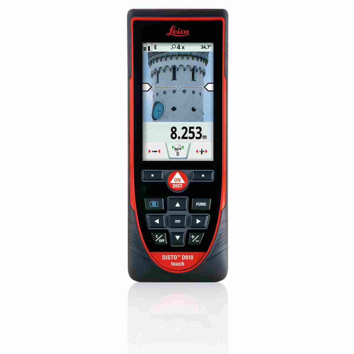 Entfernungsmesser Disto D 810 Set Touchscreen, Bluetooth, Messen im Foto