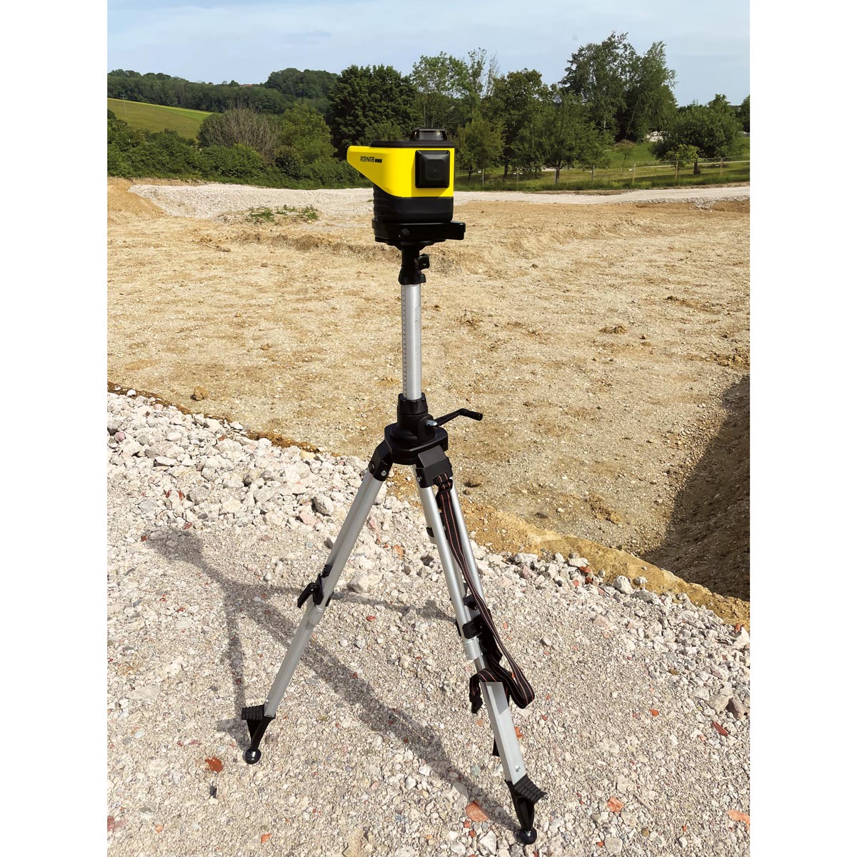 Neigungslaser mit Display PNGLR-2D horizontal / vertikal, neigbar in zwei Achsen