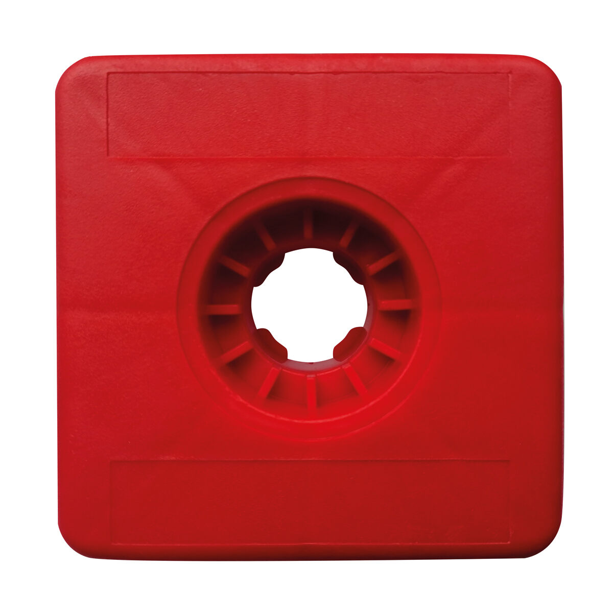 Kunststoffmarken Vario Light, rot Kopfgröße 100x100x120 mm ohne Aufschrift