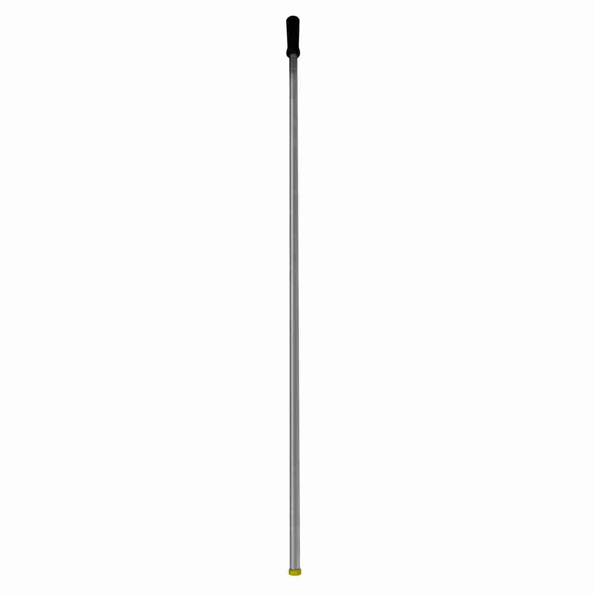 Verzinkter Setzstab Magnetlöser 130 cm mit schwarzem Griff zum unterirdischen Setzen von Magneten.