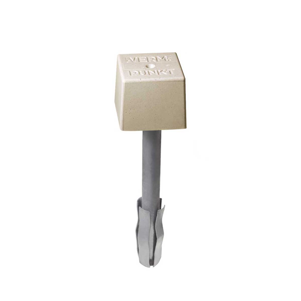 Rohrmarken 1",lose PA-Sp., weiß, Strichkreuz Kopfgr. 90x90x80 mm, Länge 400 mm