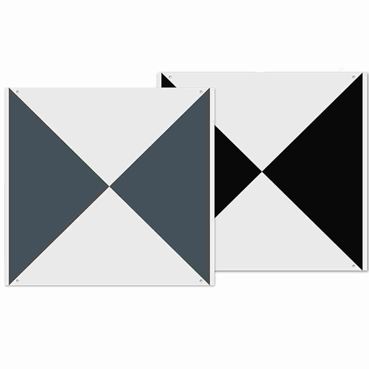 Darstellung des RSL402 Laserscanner-Schilds in zwei Größen zur Veranschaulichung des Einsatzbereichs.