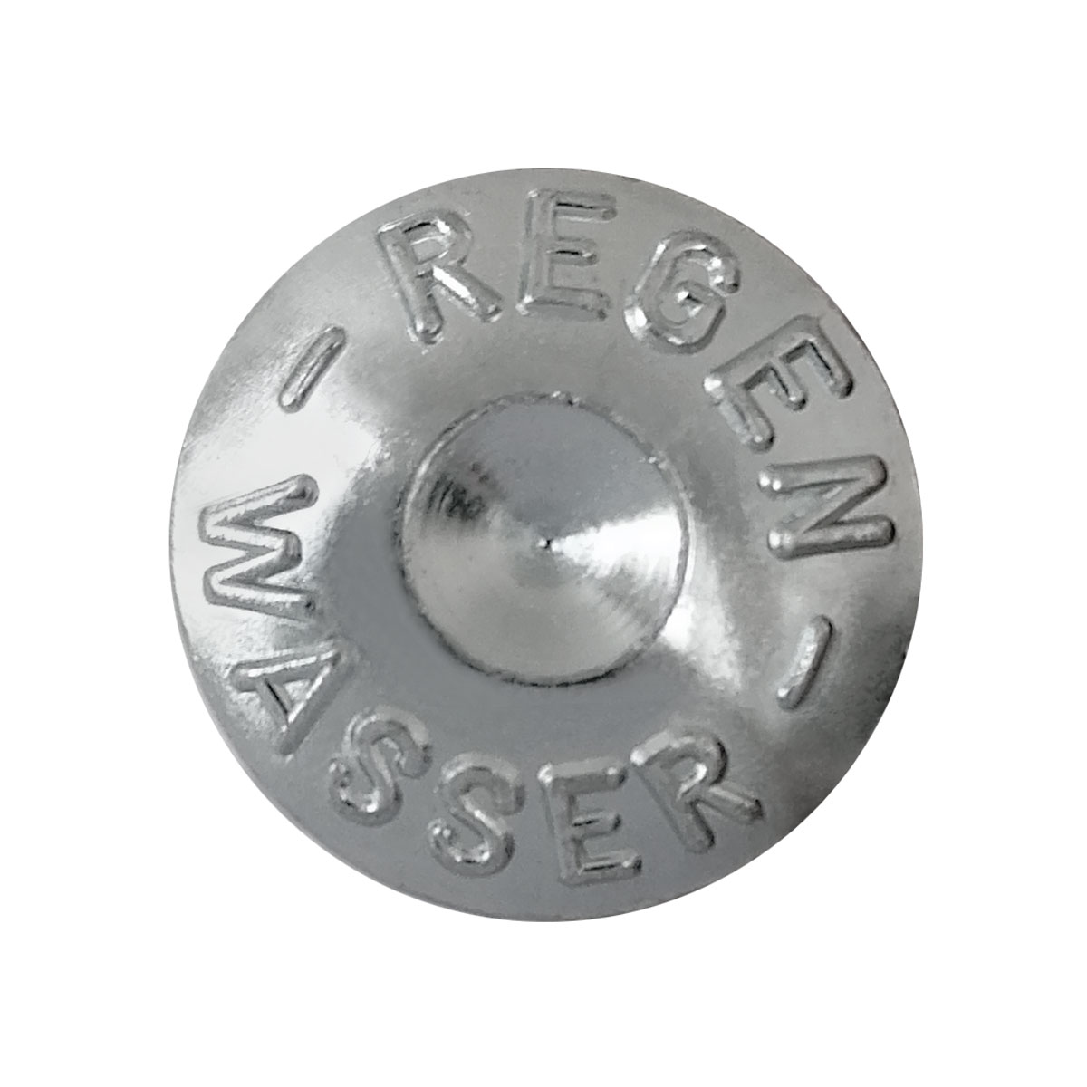 Superkopfbolzen, Länge 75mm, Aufschrift: REGENWASSER