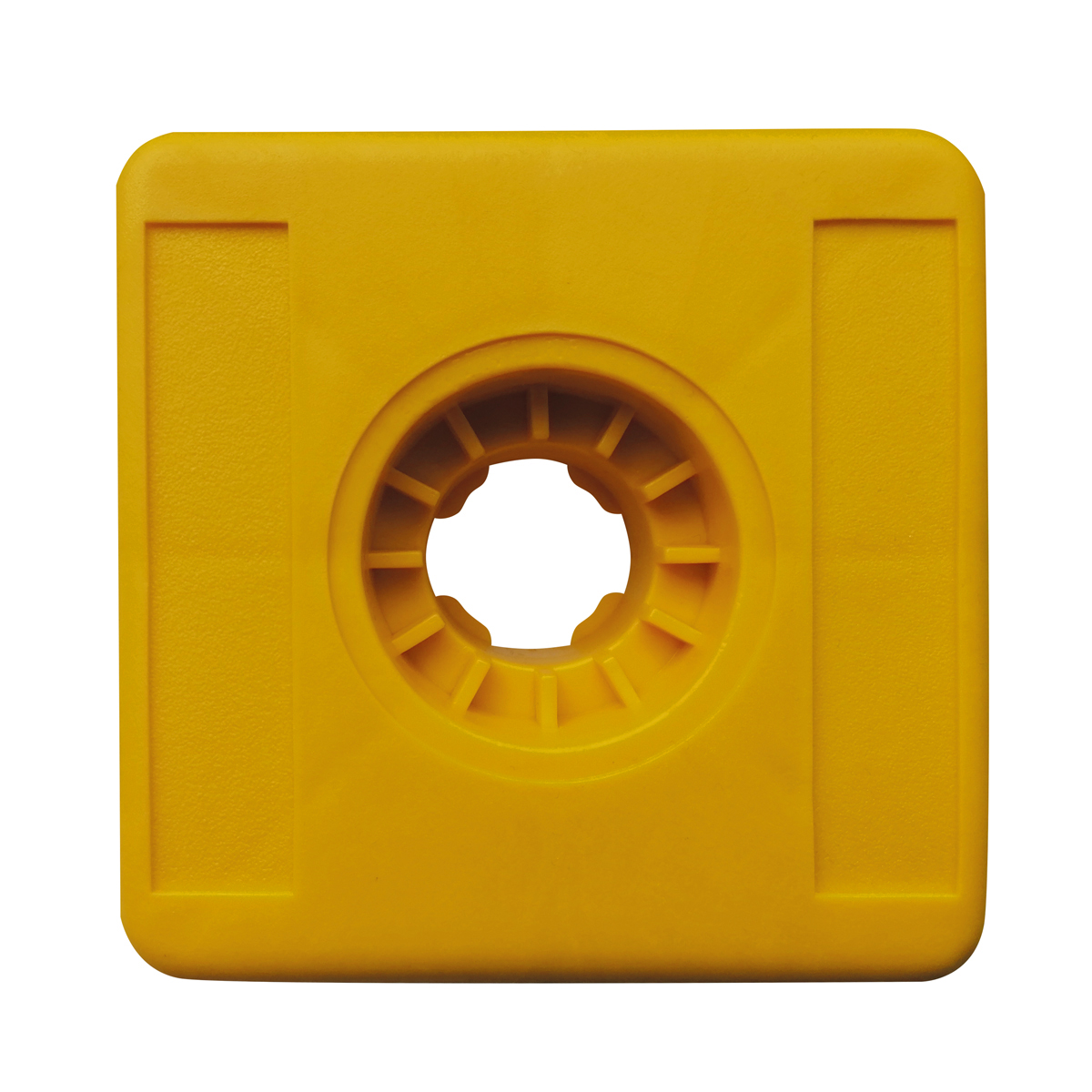 Kunststoffmarken Vario Light, gelb Kopfgröße 100x100x20 mm ohne Aufschrift