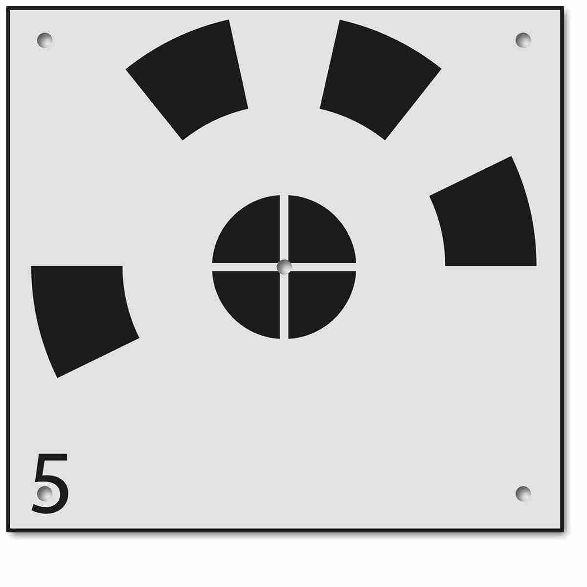 Drohnenbodenmarke RSL570-10 mit Nummerierung von Rothbucher Systeme