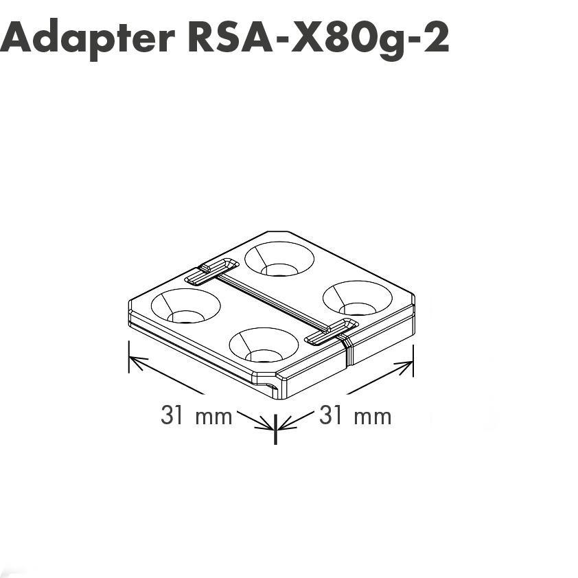 Adapter RSA-X80g-2 von Rothbucher Systeme