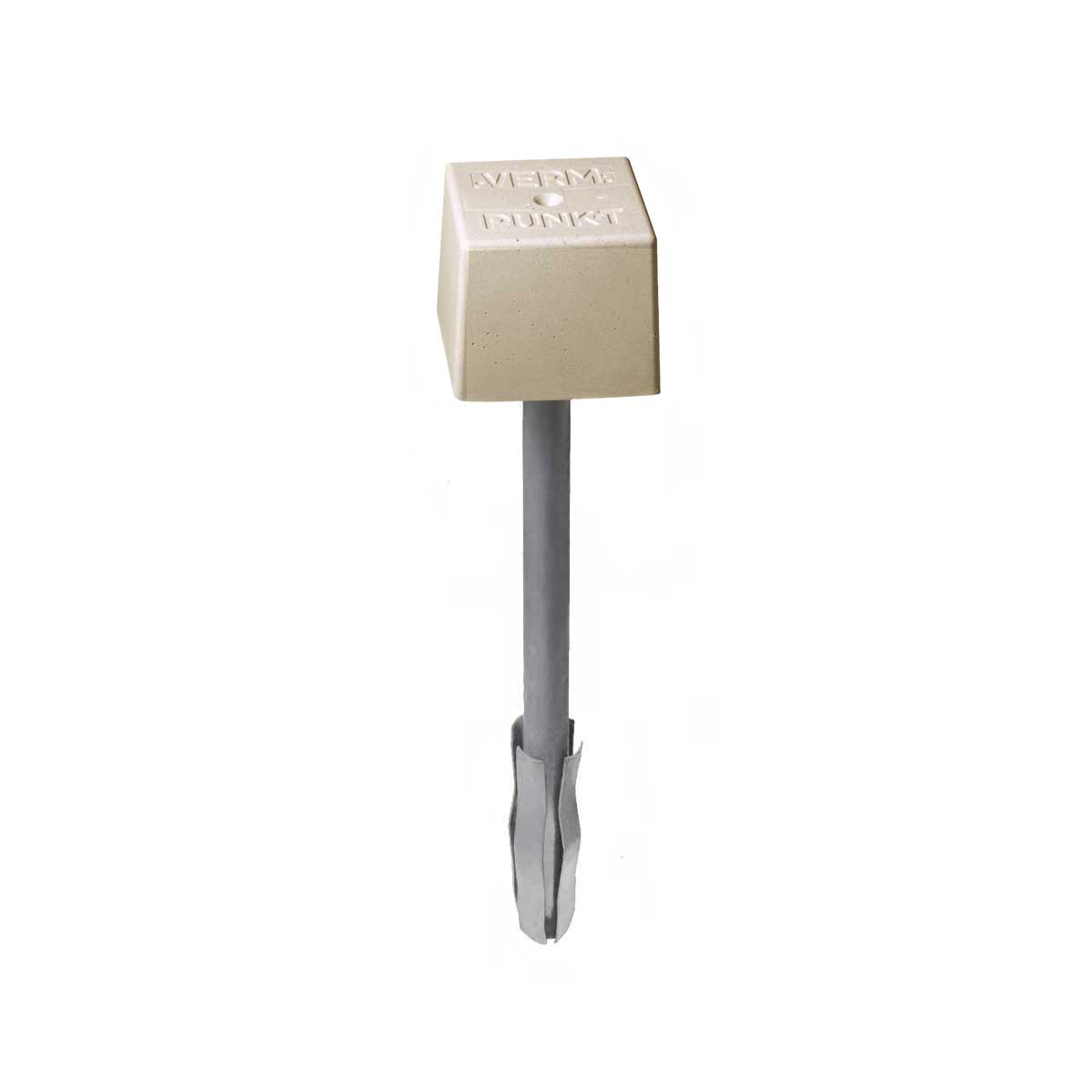 Rohrmarken, ohne Spitze, weiß, Verm.Punkt Kopfgr. 100x100x90 mm, Länge 500 mm